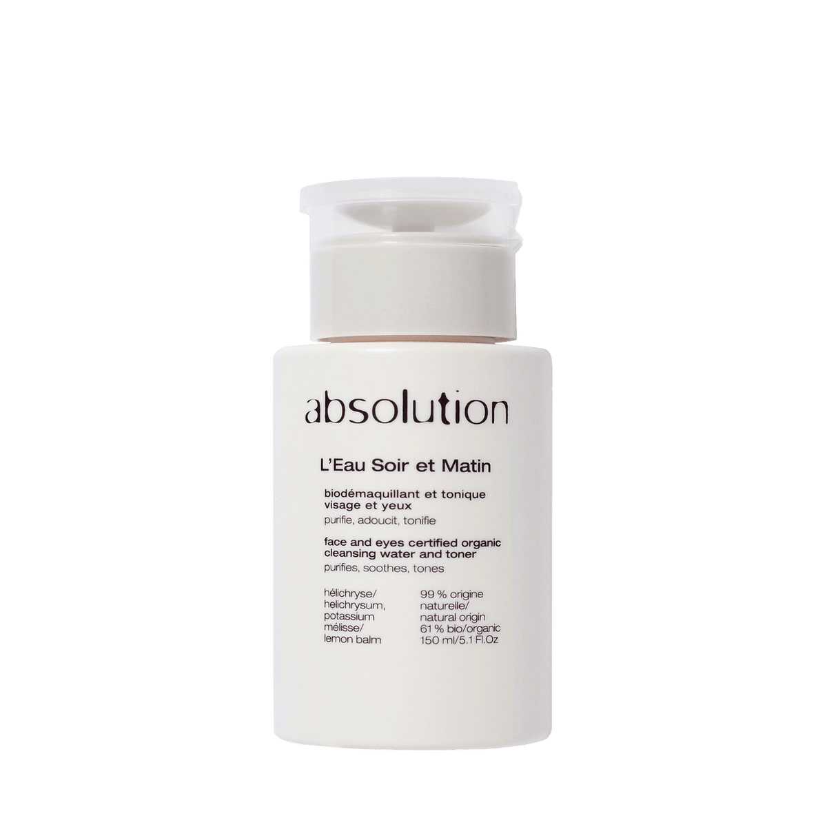 L'Eau Soir & Matin | Absolution | Démaquillant 3-en-1 – Relax
